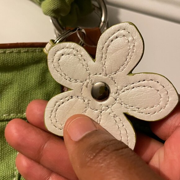 Croft & Barrow Vintage Ultra Colorful Large Shoulder Bag. Canvas Leather Purse. - Picture 7 of 16